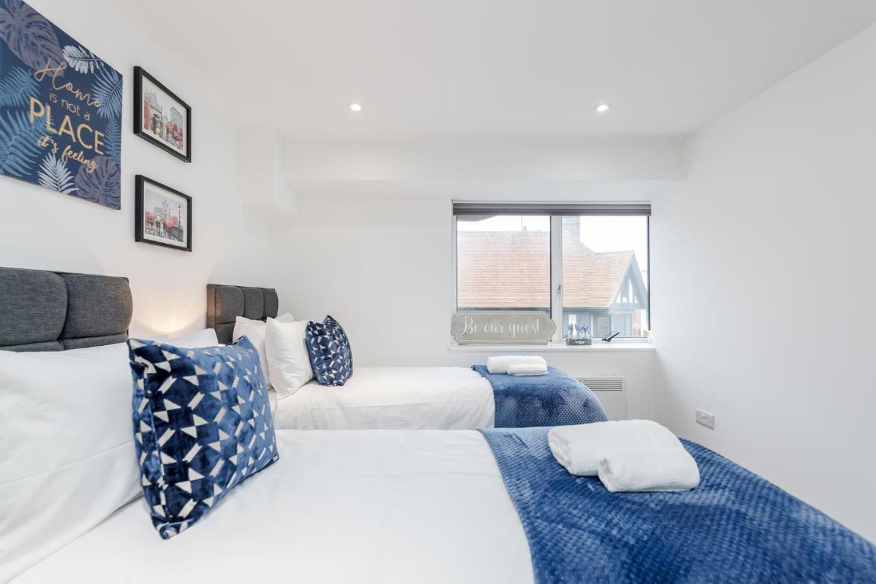 Watford Town Centre, Serviced One Bed Flat With Choice Of King Or Twin Beds, Sleeps Up To 4 Sharing, Free Wifi And Free Movies Londýn Exteriér fotografie